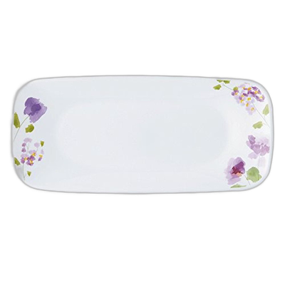 【日本直邮】corelle康宁 长方盘 紫花 J2210-VM CP-9418