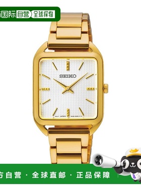日本直邮精工 SEIKO 腕表 石英 Overseas 型号 金色 女士腕表 SWR
