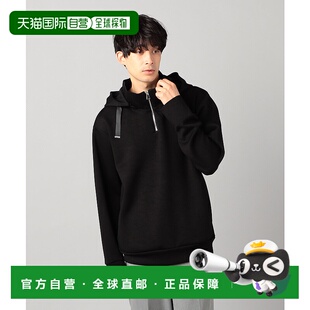 日本直邮COMME 空气层半拉链连帽卫衣 ÇA 男士 0740CK1 MEN 1h可退