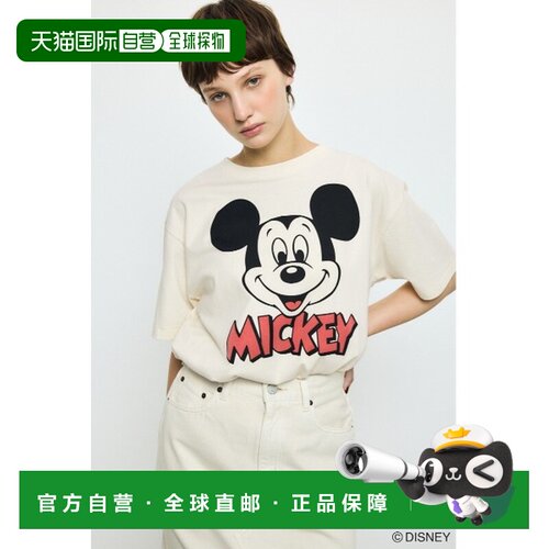 AZUL BY MOUSSY 女士 宽松米奇印花T恤 250JSD905【付后1h可退】