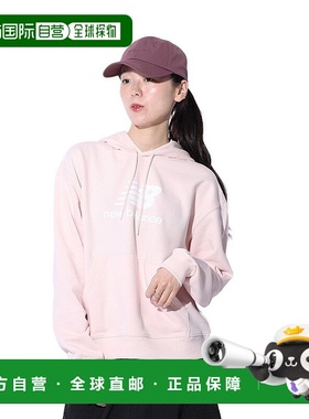 日本直邮new balance-new Balance（女士）堆叠徽标连帽衫WT41504
