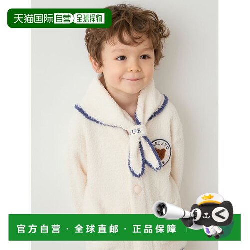 日本直邮gelato pique 儿童 动物面包主题V领开衫+围巾套装 PKNT2