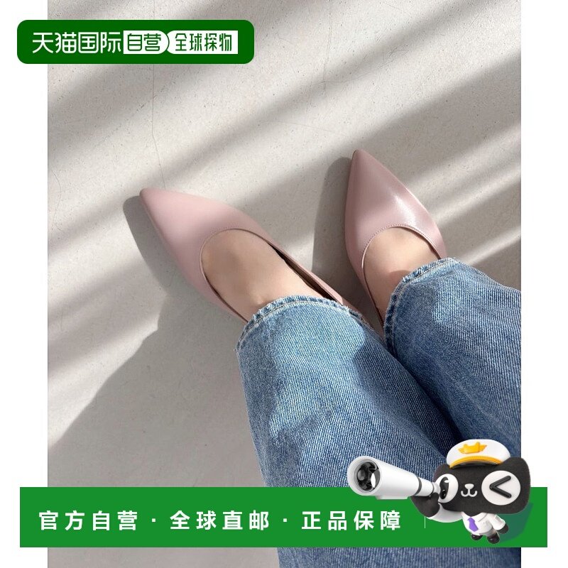 日本直邮Oriental Traffic 可弹跳尖头4cm跟浅口鞋 R-3217 OR526B