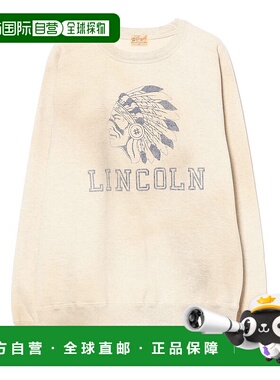 1h可退 日本直邮WHITESVILLE 女士 宽松版型半袖连帽卫衣 老化加