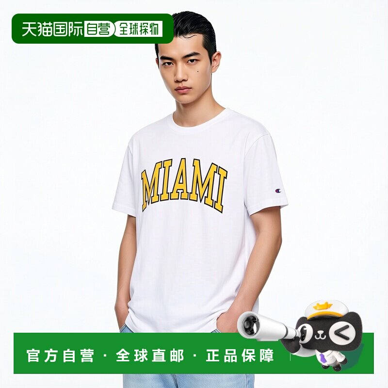 日本直邮Champion Heritage 男士 Reverse Weave 短袖T恤 - 实物图
