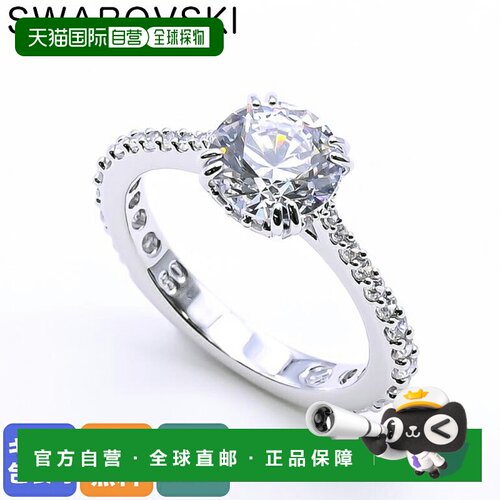 SWAROVSKI 戒指2022AW女士戒指9号Constella银5645250
