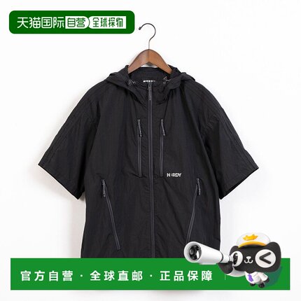 日本直邮NERDY 拉链点短袖防风衣 [NE8621EU001022] 深紫色外套