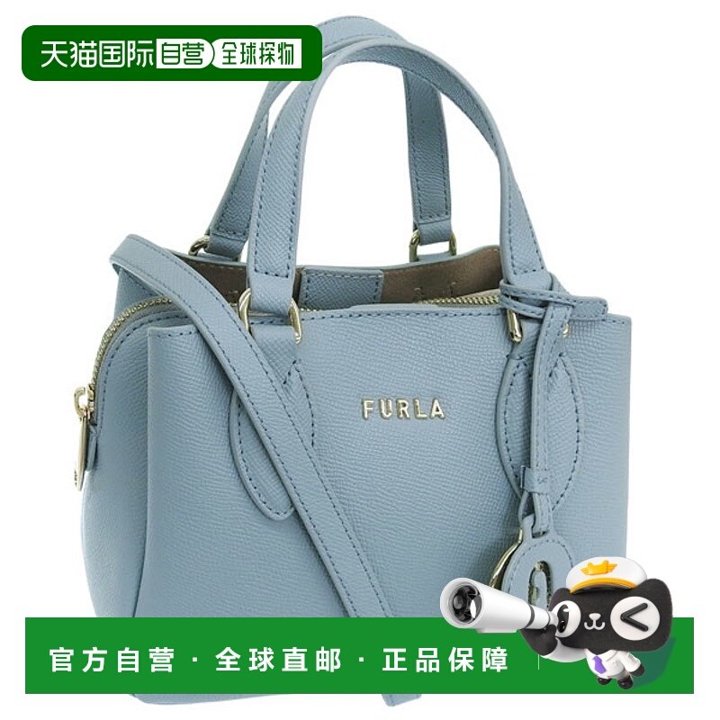 日本直邮Furla 女士 MINERVA 迷你托特包 WE00833BX03063963S浅蓝