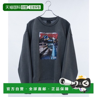 1h可退 日本直邮THRASHER 男女同款 杂志印花 系列标志性 Pigment