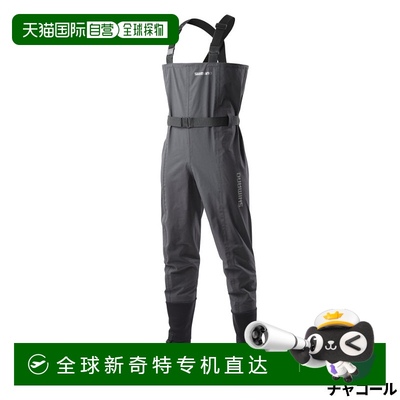 日本直邮Shimano Waders DS4 Waders 胸前高筒袜 L 炭灰色 FF-044