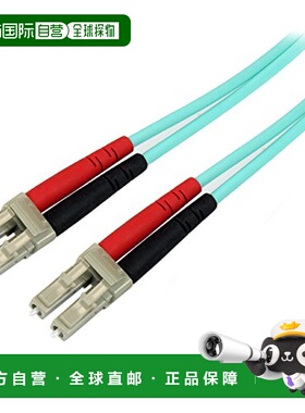 【日本直邮】星科技 光纤电缆 3m LSZH兼容100Gbps 浅蓝 450FBLCL