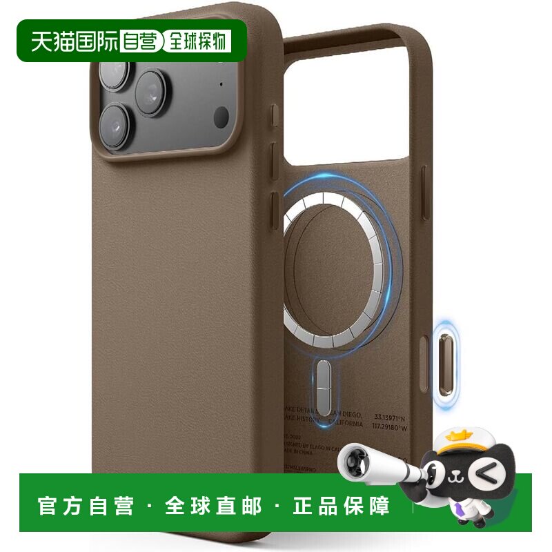 【日本直邮】elago iPhone 17 Pro Max MagSafe合成皮耐冲击保护图片