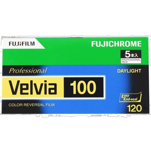 【日本直邮】FUJIFILM富士胶卷Velvia100 12张5个 EP NP12EX5