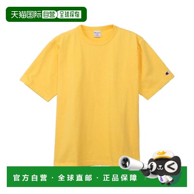 日本直邮Champion 男女士短袖T恤 单点标志 T1011 S/S T恤 GD C5-