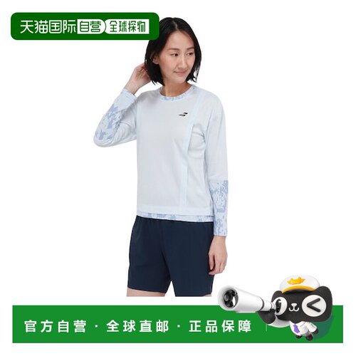 日本直邮百保力BABOLAT网球服PLAY长袖T恤BWP6520-IB