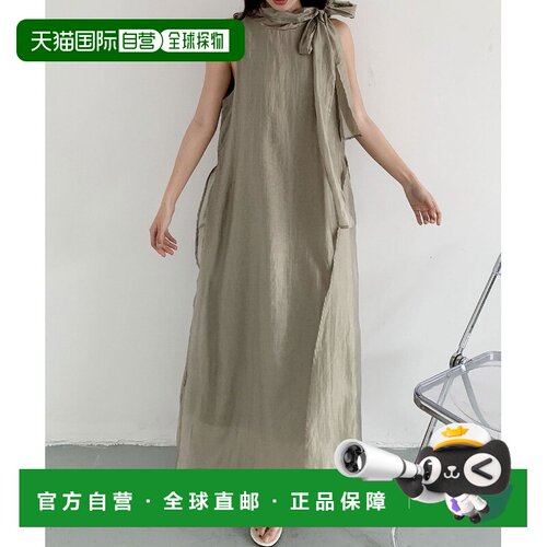 1h可退 日本直邮LOWO 女士 2WAY围巾拼接无袖长裙 lwtoyys6331