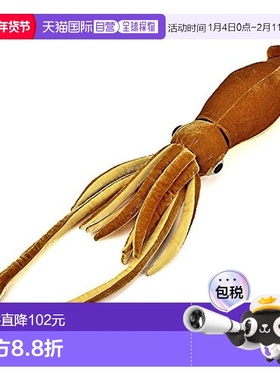 【日本直邮】Colorata 型乌贼毛绒玩具大小10.5厘米x9.5厘米x77厘