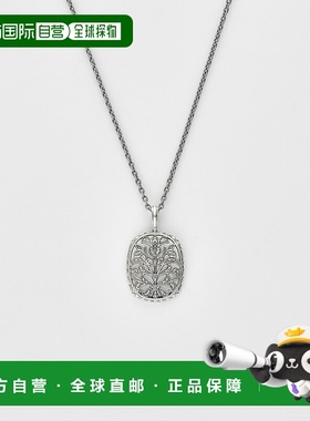 1h可退 日本直邮agete 阿卡朵 女士 0.06ct 银镶钻石项链