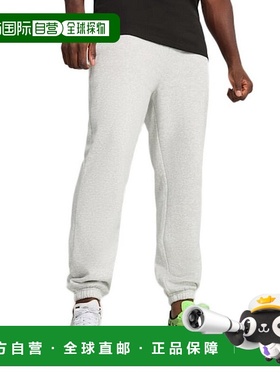 日本直邮PUMA HYROX男士摇粒绒长裤 527159 04 浅灰色彪马运动