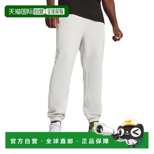 日本直邮PUMA HYROX男士摇粒绒长裤 527159 04 浅灰色彪马运动