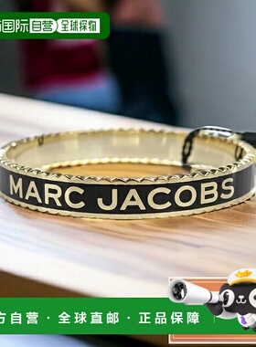 日本直邮Marc Jacobs 女士手镯 金属 J105MT7PF22 黑金色 黑色 珠
