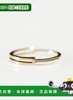 1h可退 日本直邮cui-cui 世界小钻石 戒指 K10YG 黄金 女装 75564