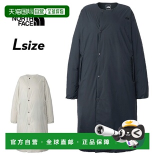 长款 日本直邮The 女士加厚孕妇外套这款 Face 宽松无领外套 North