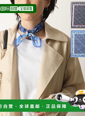 日本直邮EMILIO PUCCI P8051 意大利制造棉质围巾 44×44 女士