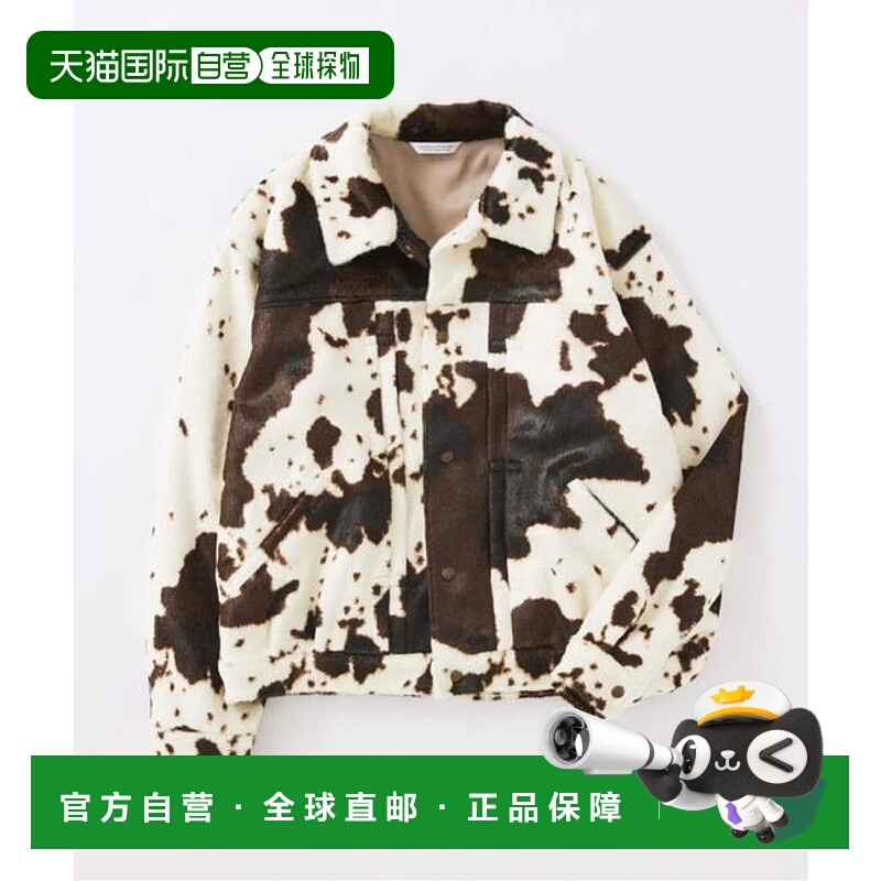 1h可退 日本直邮JOURNAL STANDARD 牛纹印花仿毛皮夹克