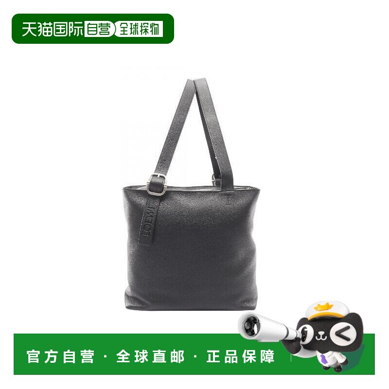 日本直邮中古Loewe罗意威男包S级99新Tote Bag托特包牛皮托特包黑