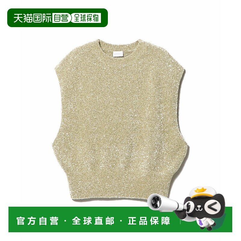 1h可退 日本直邮COLUMN 女士 Lame无袖针织衫＜PERMANENT＞ 简约