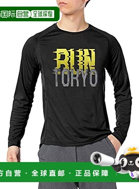 【日本直邮】ASICS 跑步QuickM码 agic长袖衫2011A847男001(黑)