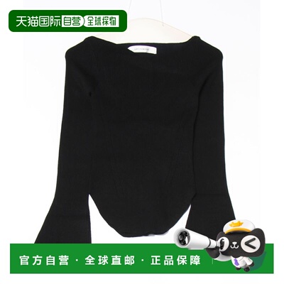 日本直邮LAGUNAMOON 女士不对称垂坠袖薄款针织衫 032512600101