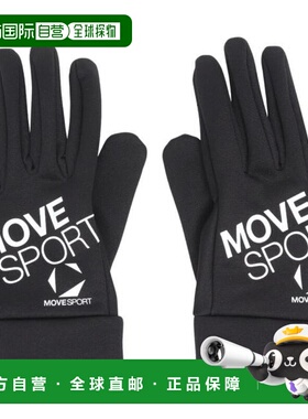 日本直邮Descente 轻弹防寒户外手套 黑色×白色 [ST5FGV50U BK00