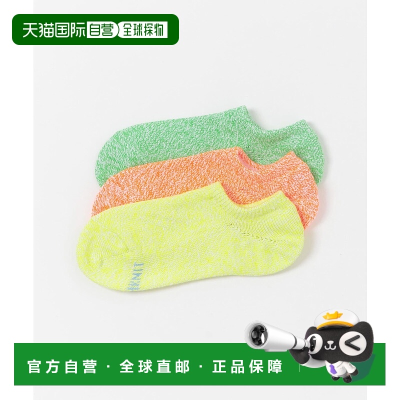 1h可退 日本直邮Healthknit 男士霓虹三双装袜子 ITA51ZC003