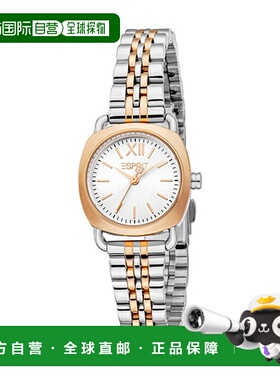 日本直邮ES1L473M0105 ESPRIT 石英银色女士手表