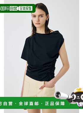 日本直邮MOUSSY 单肩透视T恤 [MO1164EW035977] 红色