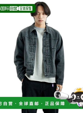 1h可退 日本直邮orSlow 男士 WW2 TYPE1 黑色丹宁夹克 03-6016 03