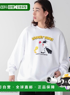 日本直邮WEGO LOONEY TUNES印花卫衣 男女同款 休闲时尚 显个性