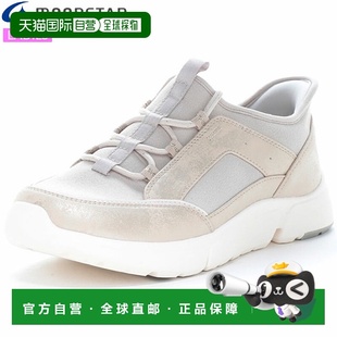 338 EVE 香槟色休闲鞋 这款 履系列采 日本直邮MOONSTAR 防滑鞋 女士