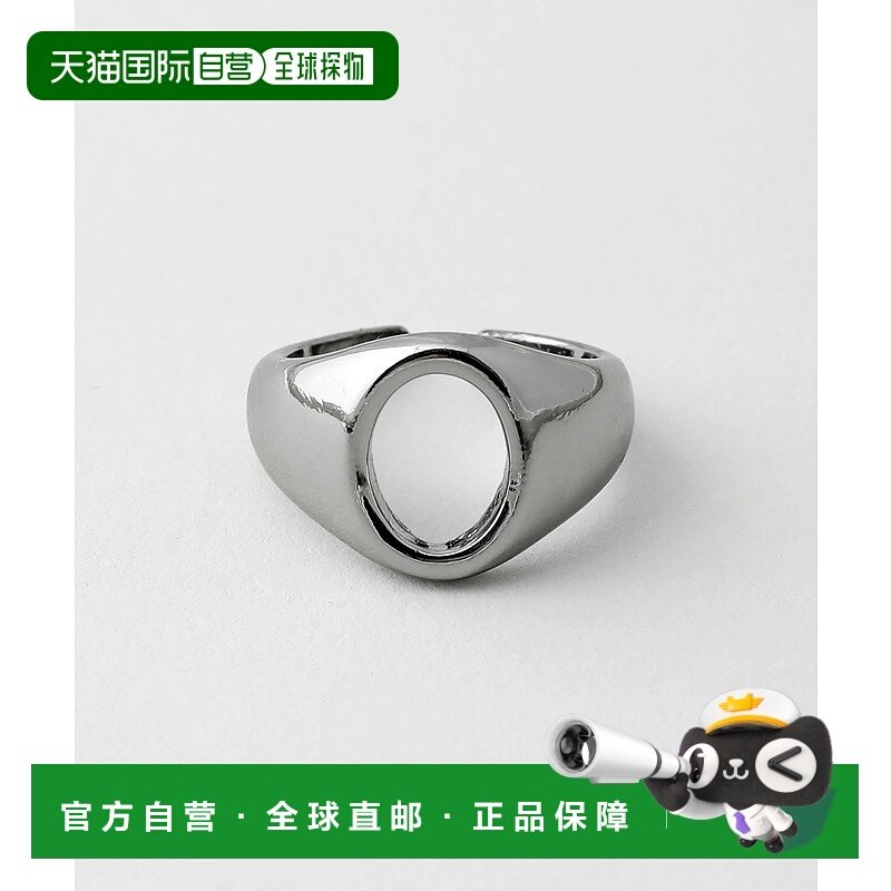 1h可退 日本直邮SOCCE 男女同款 真银质感 宽边圆角 戒指 soc2504