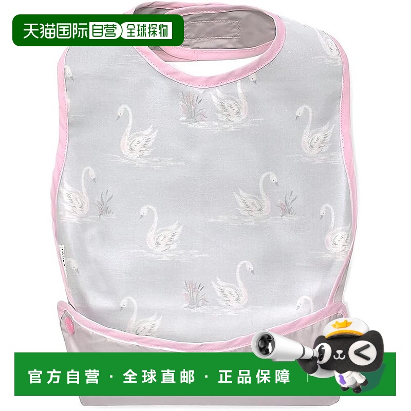 【日本直邮】CCS Laura Ashley 女婴用餐围裙 防水 婴儿食物围兜