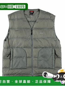 日本直邮NANGA男装轻盈羽绒风格背心 V领宽松版型半透明设计 N260