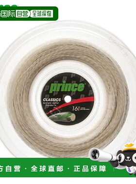 日本直邮Prince 网球拍 R 合成 16 DF 白色 Prince 7J50201 硬线