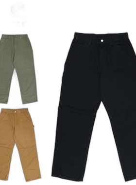 日本直邮Carhartt Carhartt B11 水洗鸭工作背带裤 水洗鸭工作画