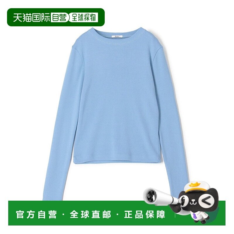 1h可退 日本直邮EDITION 女装 棉混纺 弹性舒适 长袖T恤 34035403