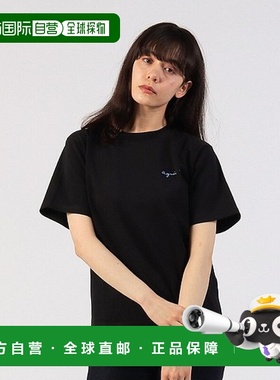 1h可退 日本直邮agnes b. 女士LOGO印花短袖T恤 EAT5S179000