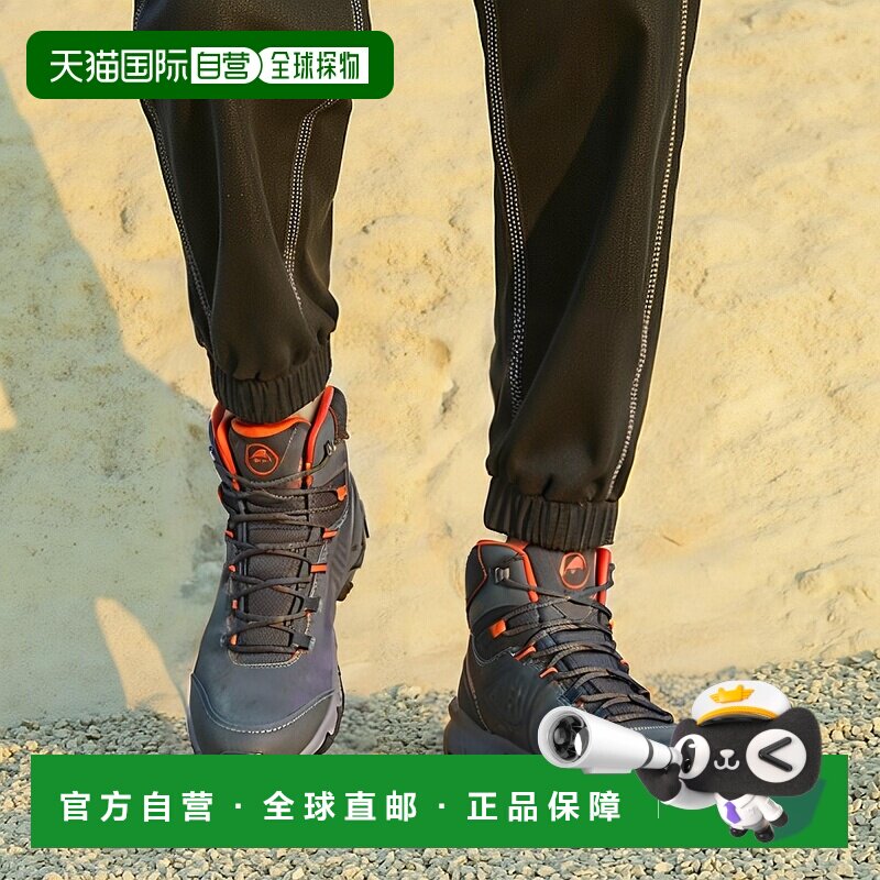 【日本直邮】猛犸象 Mercury IV Mid GTX 男式徒步鞋 黑/红户外