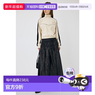 日本直邮MOUSSY SHIRRING 长裙 [衬裙] 黑色裙子MO1164EW034379