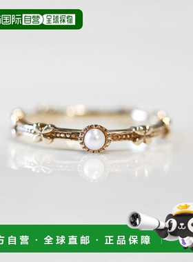 1h可退 日本直邮cui-cui K10YG 黄金 小颗珍珠 戒指 759177